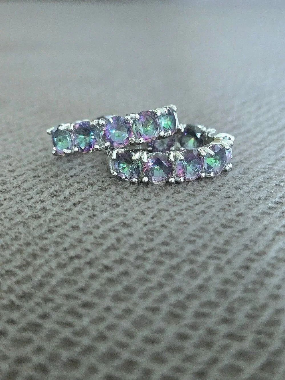 Cote d'Argent Mystic🧙‍♂️ Quartz Hoops - NWT
